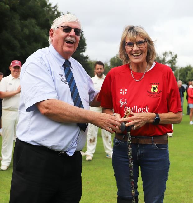 Trefor Evans and Julie Davies